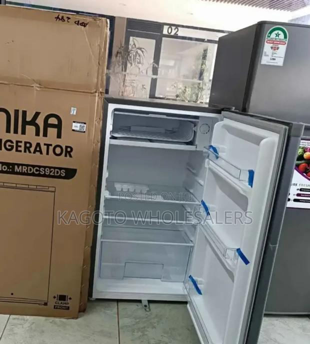 Mika 90litres Single Door Refrigerator/Silver M/ - main view
