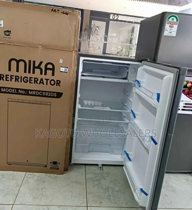 Mika 90l Single Door Refrigerator/Silver M/