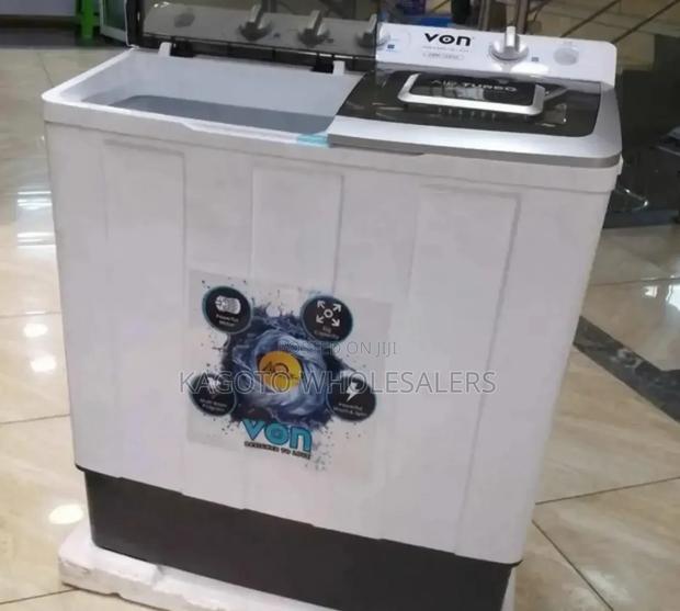Von 10kgs Semi Automatic Two Tubs Washing Machine Vn10kg