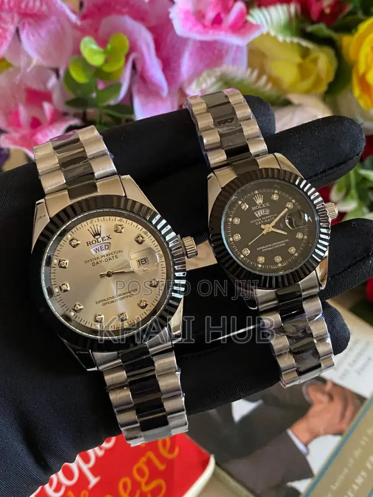 Couple Watch Rolex Couple Two Tone Watch