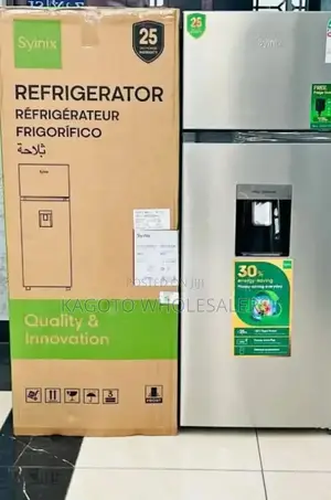 Synix 257litres Double Door Fridge/Dispenser Sn257