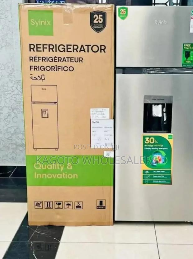 Synix 257litres Two Door Refrigerator/Dispenser Sn257