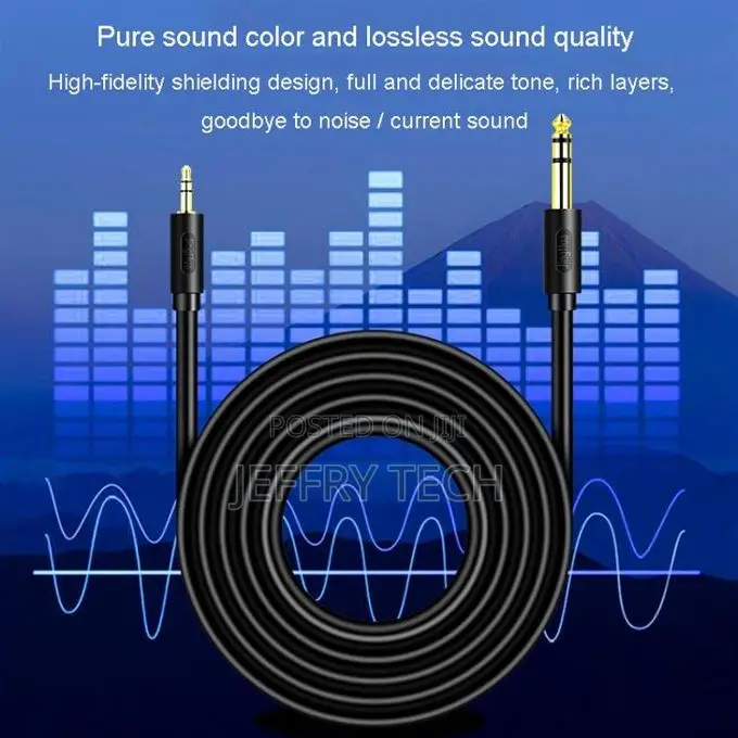 Jinghua 3.5mm to 6.5mm Audio Cable-1.5m-