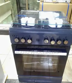 Bj's 60 by 60 3gas + 1e Standing Gas Cooker B3