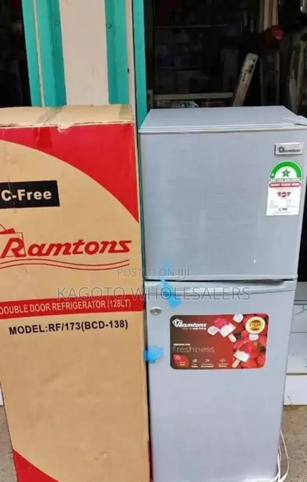 Ramtons 128litres Double Door Refrigerator Rm128