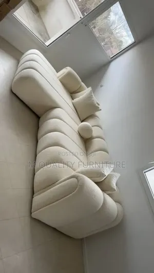 6 Seater Bubble Sofas With Throw Pillows