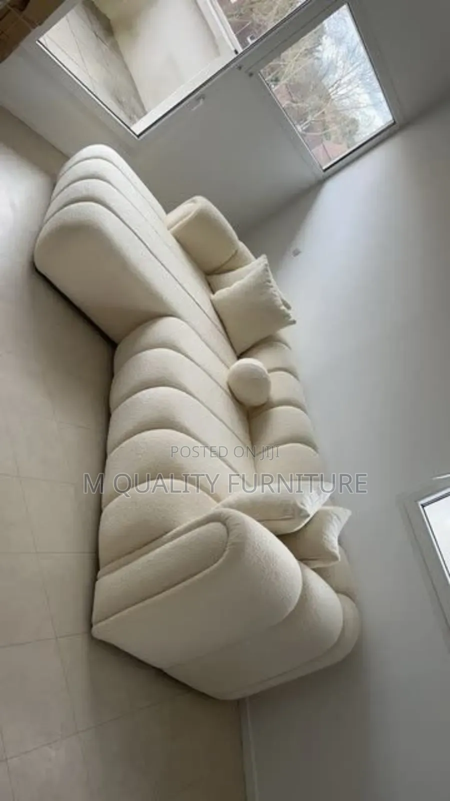 6 Seater Bubble Sofas With Throw Pillows