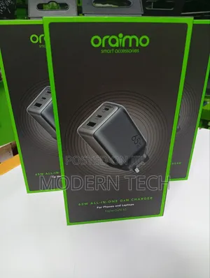 Oraimo Hypergan 65 65w Gan Wall Charger