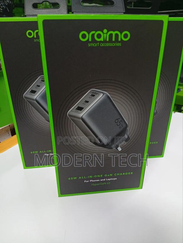 Oraimo Hypergan 65 65w Gan Wall Charger