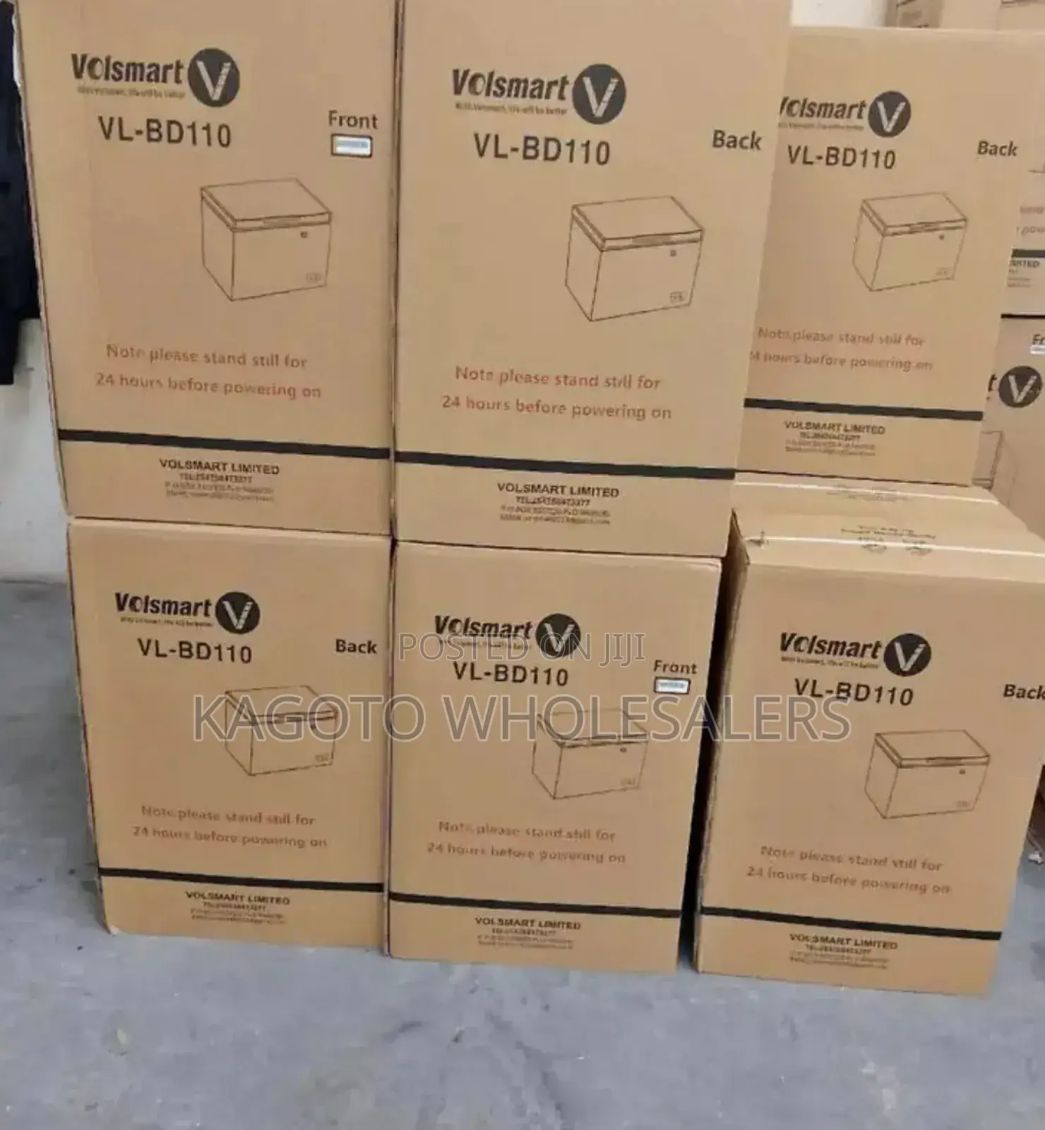 Volsmart 110litres Deep Freezer /Vl110