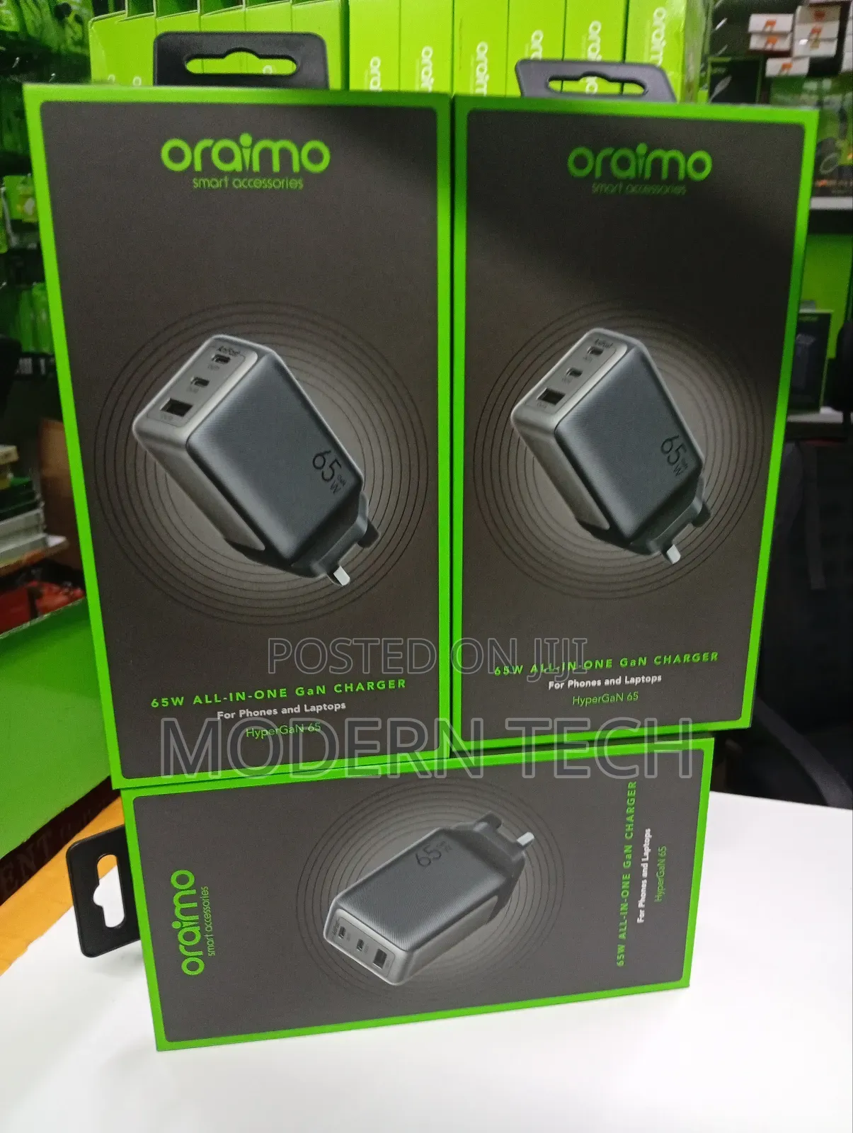 Oraimo Hypergan 65 65w Gan With 100w Cc Cable