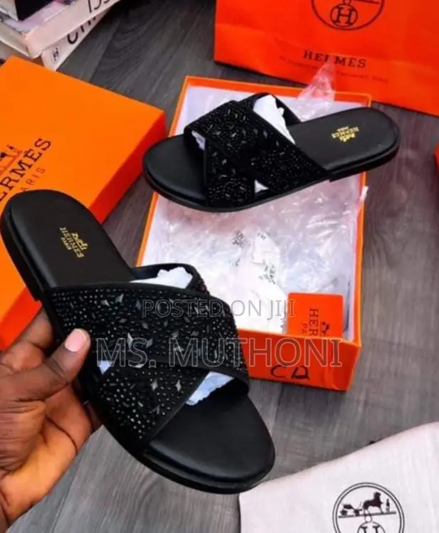 Studded Hermes Gents Slides  (Size 40-45)