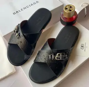 Black Quality Balenciaga Slides /Sandals (Size 40-45)
