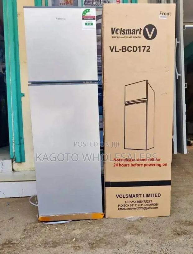 172litres Volsmart Double Door Fridge Vl172