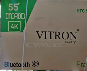 55 Inch Vitron Frameless Smart Android Tv // Bt