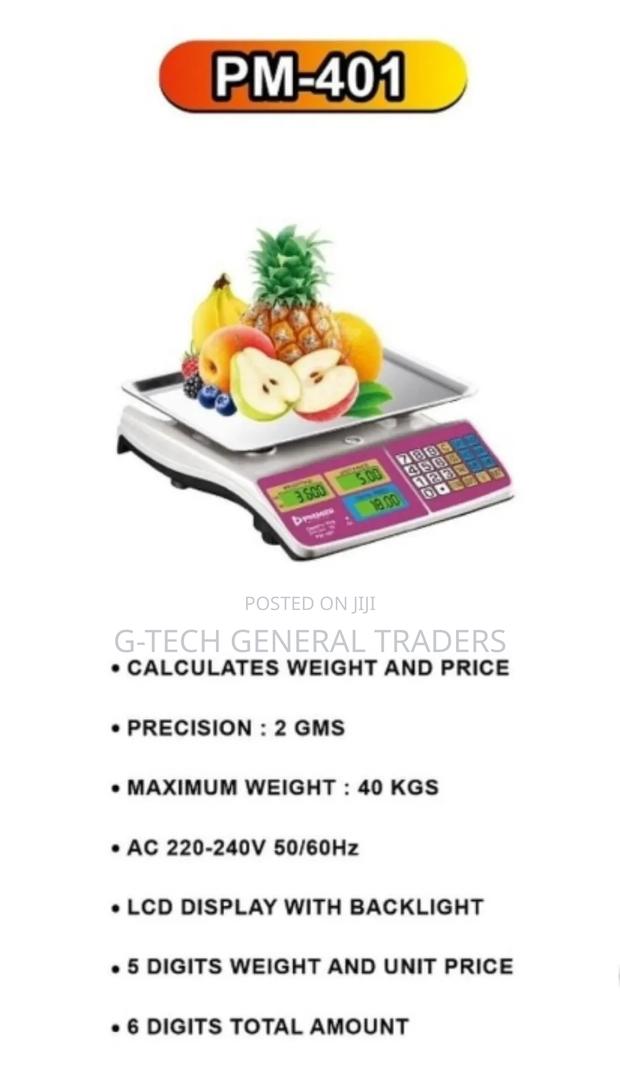 Premier Pm-401 Armless Digital Weigh Scale - main view