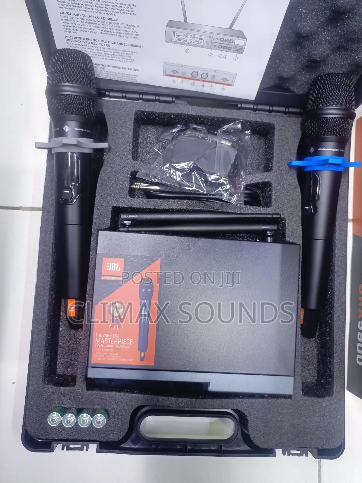 Jbl Wireless Microphone Master Piece,