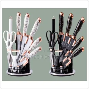 Marble Knives Set-Black
