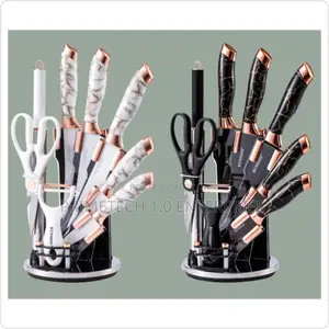 Marble Knives Set-Black
