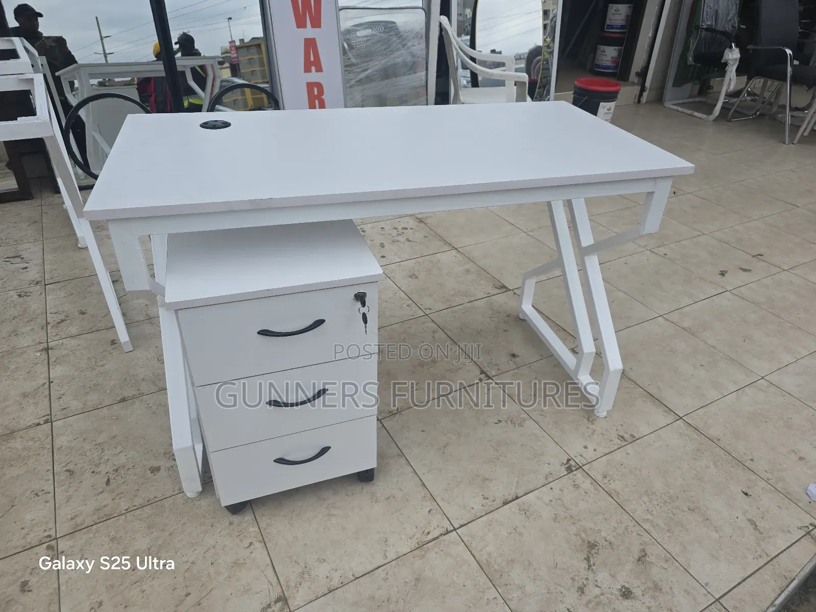 Office Desk and Pedestal