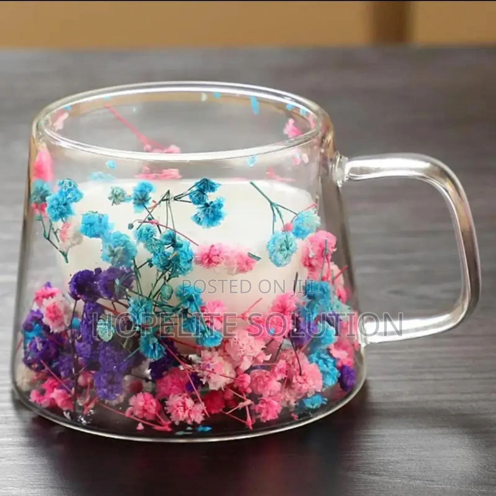 Insulated Double Walled Glass Cup