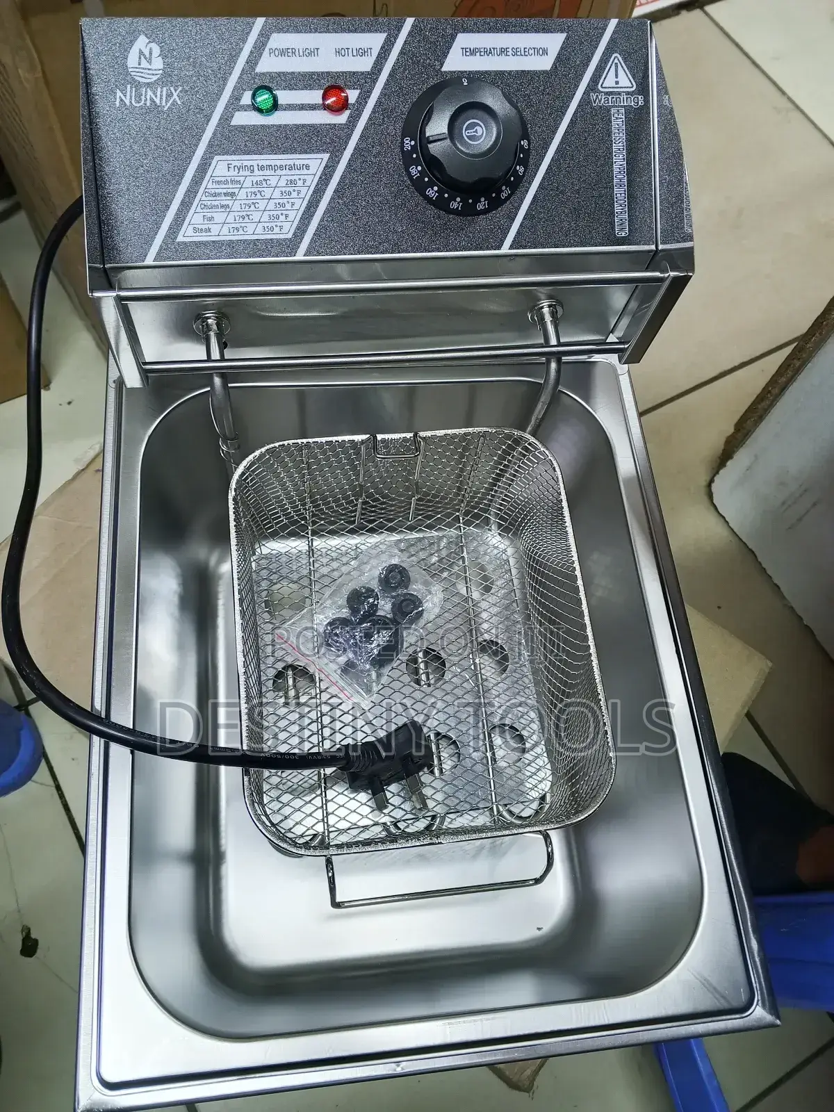 Nunix Electric Deep Fryer 6litrs