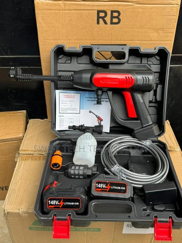 Car Washer Gun Heavy Duty 148v Lithium Battery
