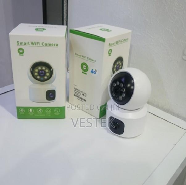 Sim Card 4g V380 Camera Indoor Dual Lens Mini Ip Camera