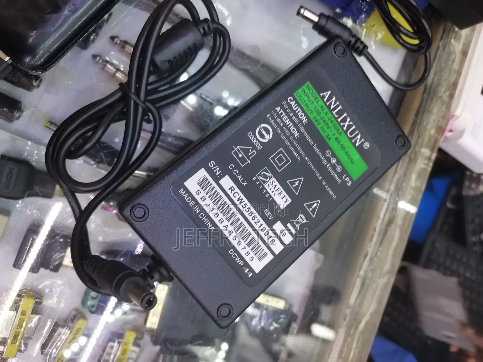 Replacement for 24v 3a Ac-Dc Adaptor Power Supply for Mean W