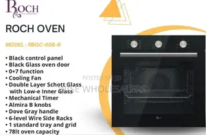 *Roch Built In Oven 78l (Black)