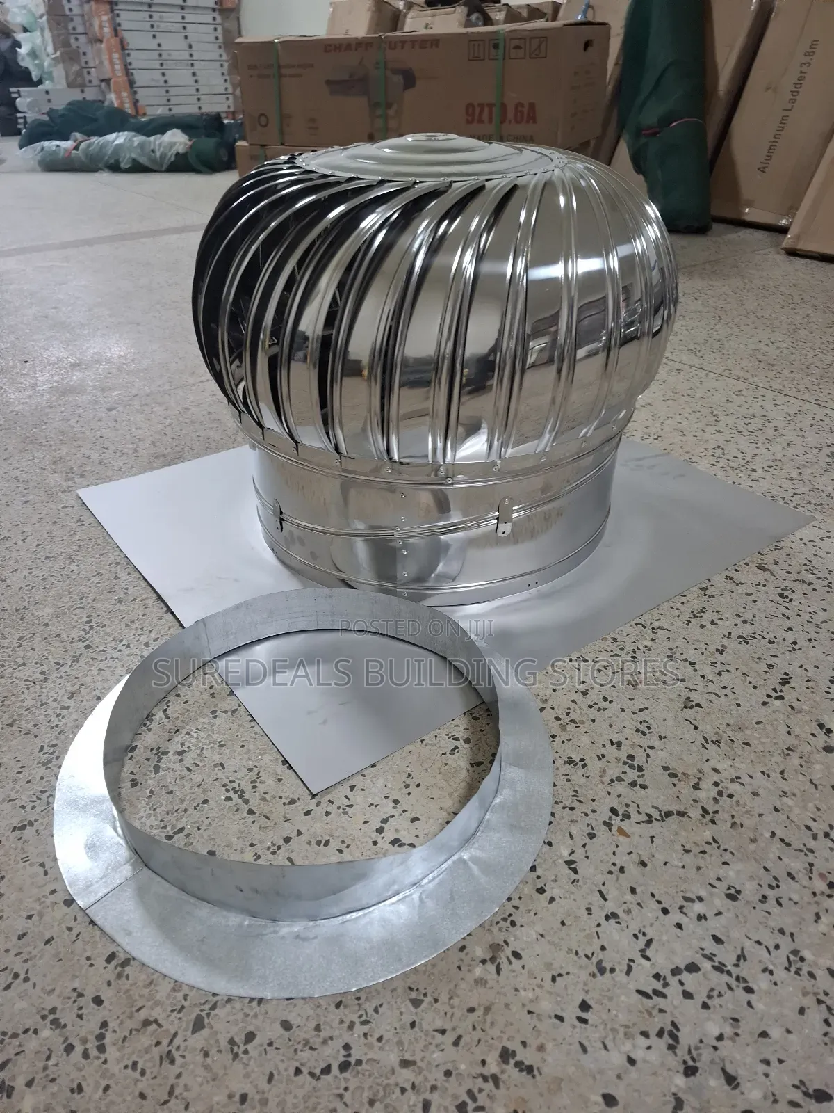 Wind-Driven Roof Top Fan/Cyclone