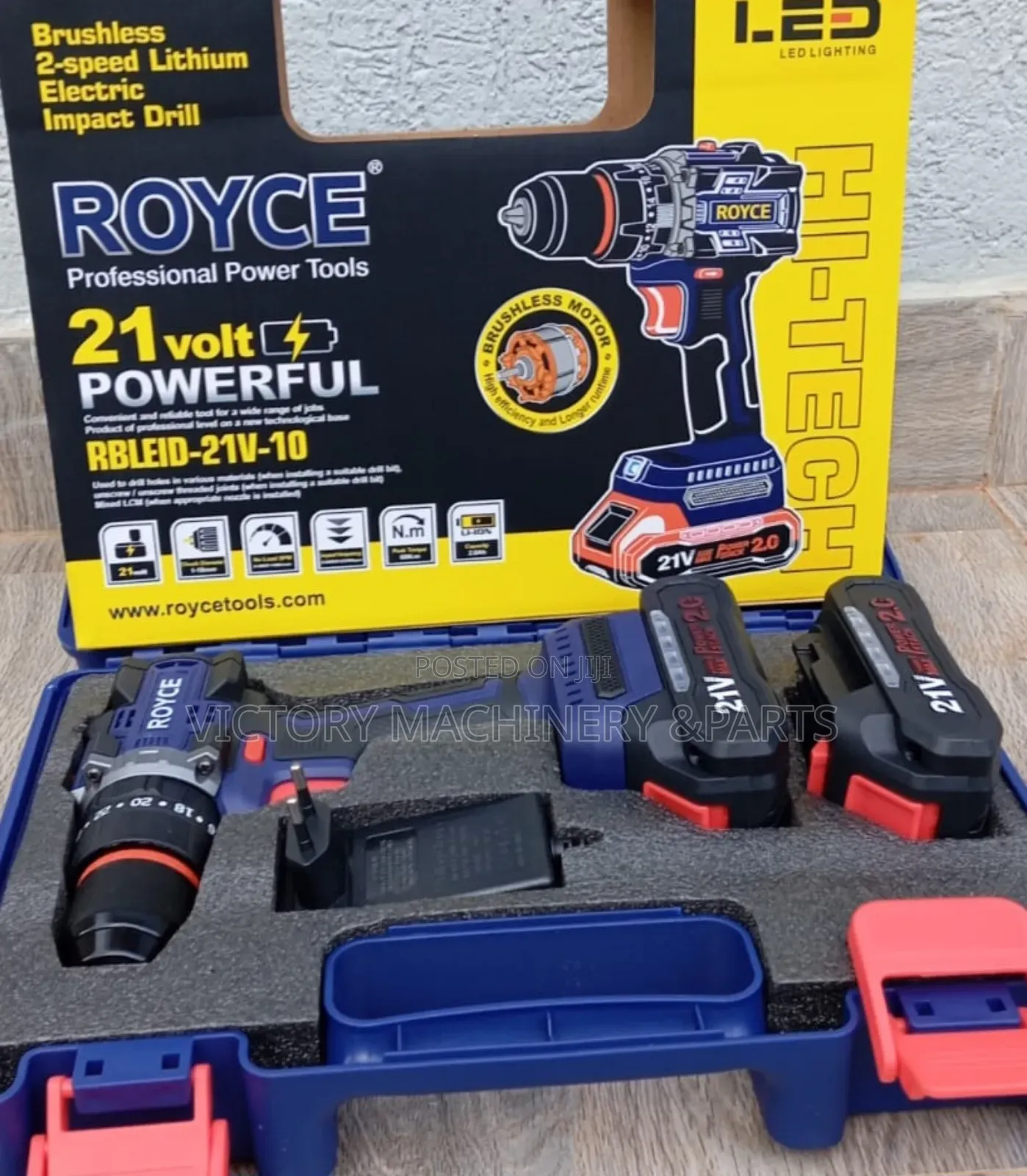 Royce Cordless Drill 21v