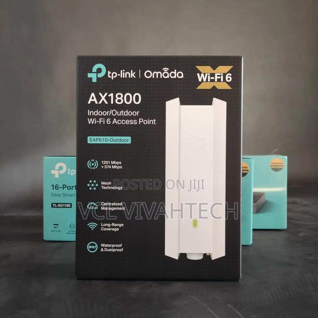 Tp-Link Ax1800 Indoor/Outdoor Dual-Band Wi-Fi 6 (Eap610 .