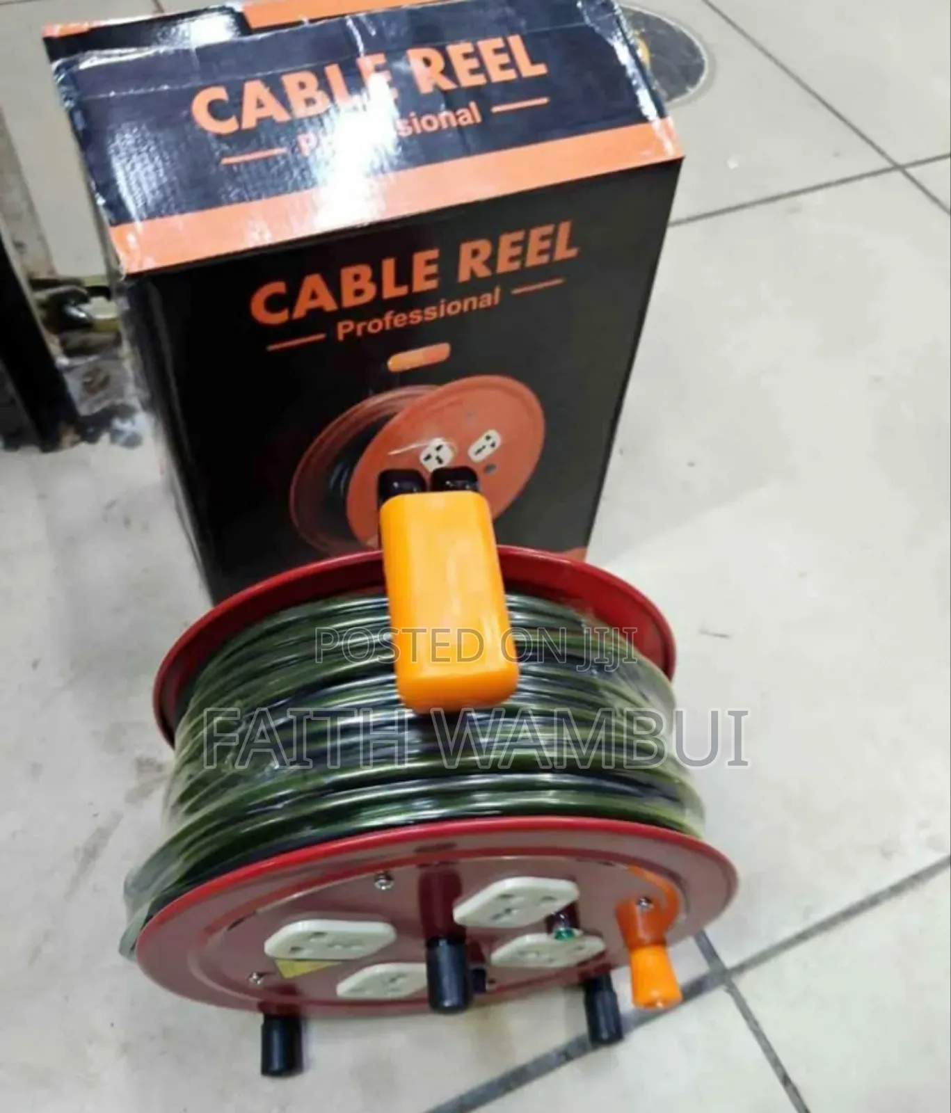 2.5mm 50m Cable Reel/50m Extension Cable