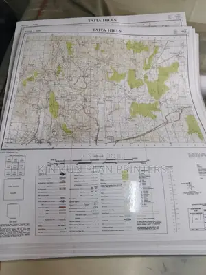 Topographical Maps Kenya