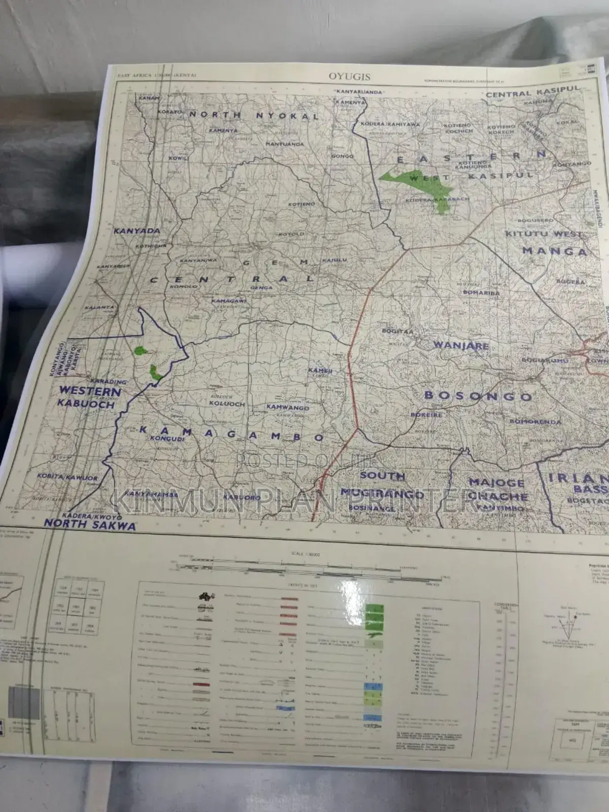 Topographical Maps Kenya
