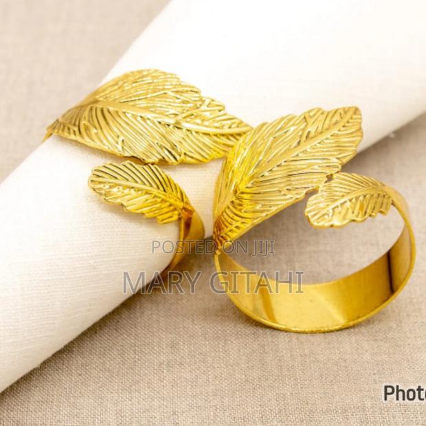 Napkin Golden or Silver Rings Now Available*