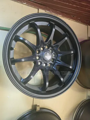 Black Semi Offset 16 Inch Universal Rims Set