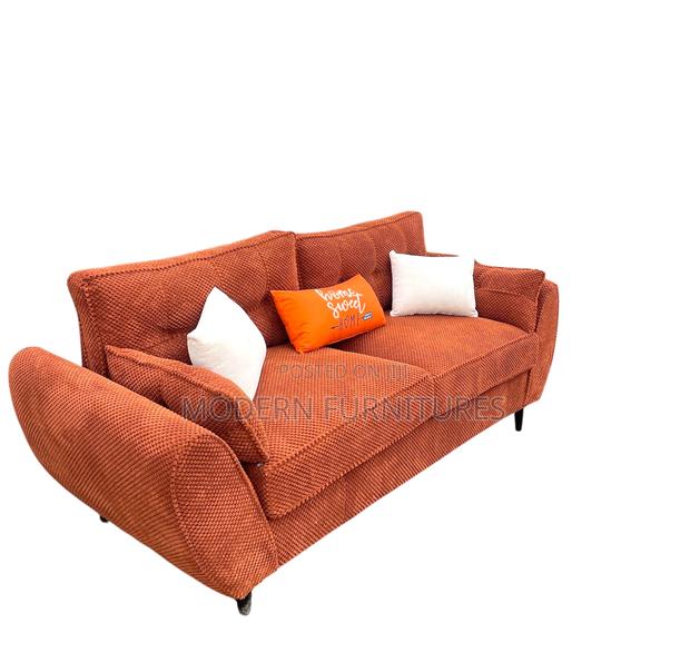 Brown 3 Seater Sofa - main view