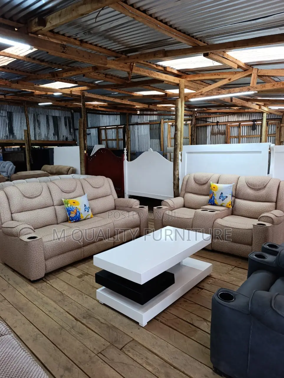 5 Seater Semi Recliner Sofa Sets
