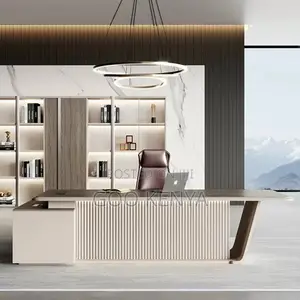 Office Desk ; MDF Executive Leader Chair With Modular Table