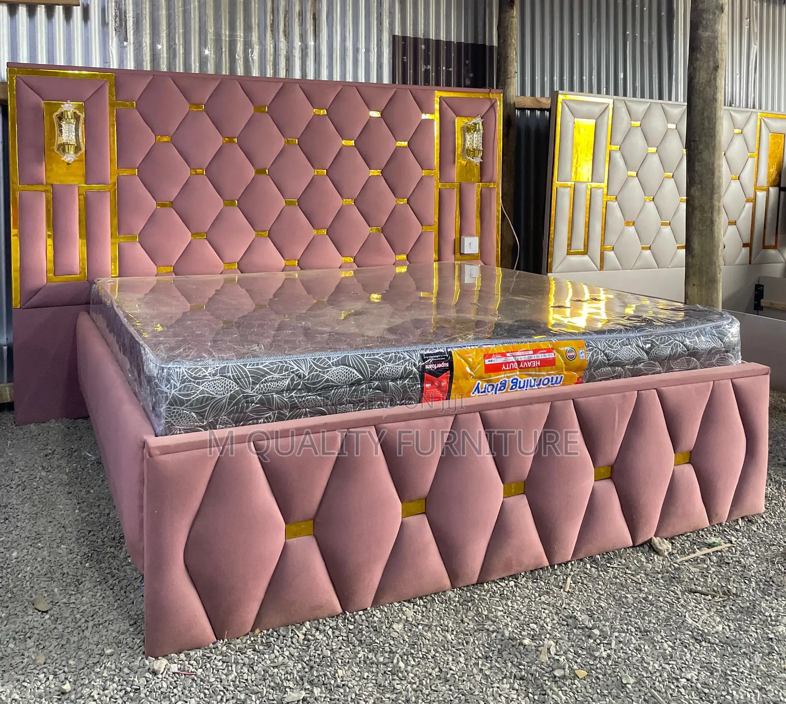 Pitch 5 by 6 Extended Head Board Bed