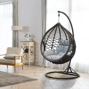 Outdoor Furniture ; Round Ratten Weaving Basket Sofa Hanging