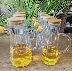 Oil Dispenser With Bamboo Lid - thumbnail 2