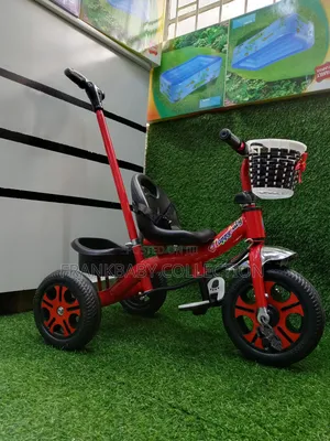 Tricycle With Push Handle