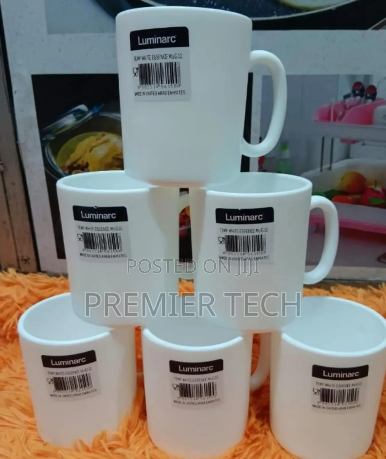 Luminarc Cups ,A Set of 6 Pieces