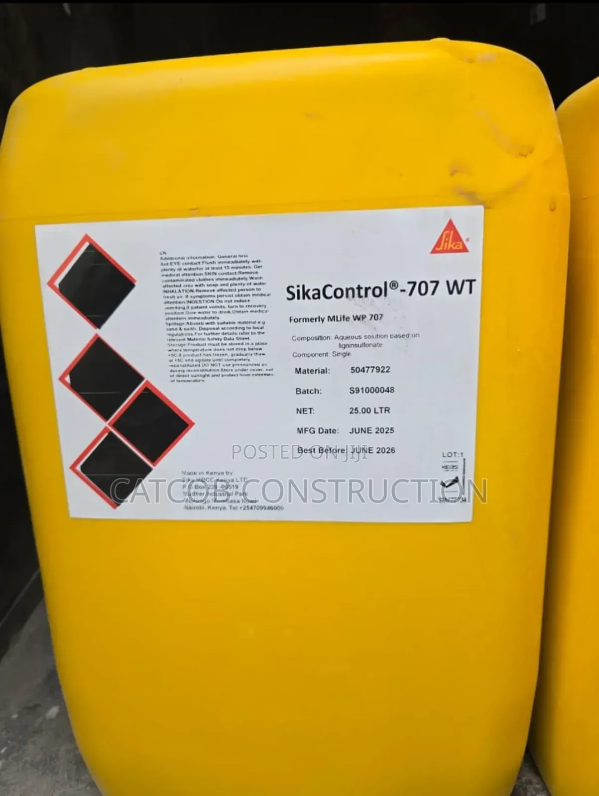 Sika Control -waterproofing Liquid Admixture For Concrete