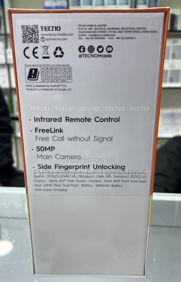 New Tecno Spark 40 128 GB Black - thumbnail 2