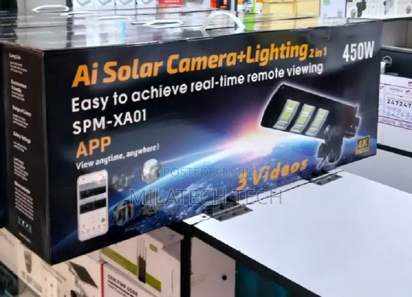 Solar Dual Camera + Lighting 2 in 1 Floodlights 4g
