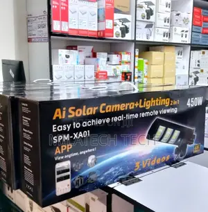 450w V380 Ai Solar Dual Camera + 3 Videos